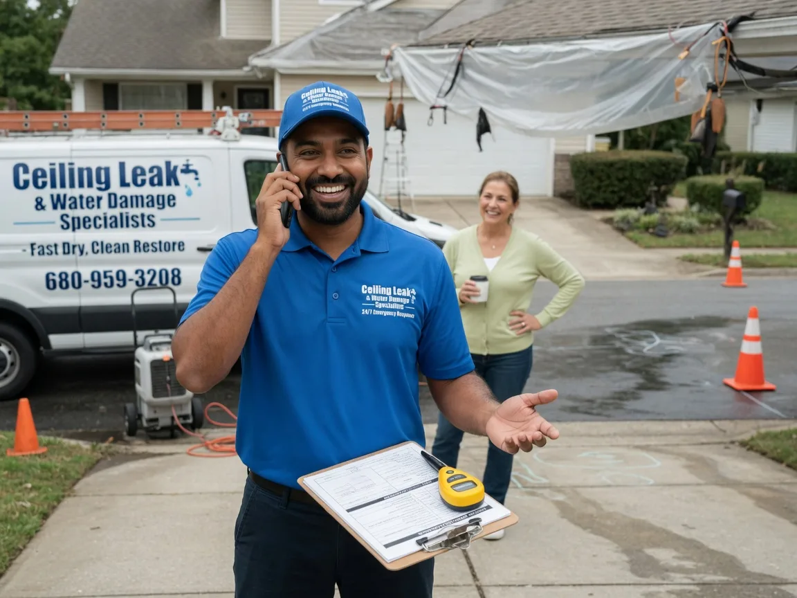 Ceiling Leak Cleanup Folcroft, PA FAQs